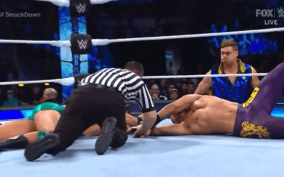 Match Stopped By Referee After Injury To Two WWE Superstars – Update