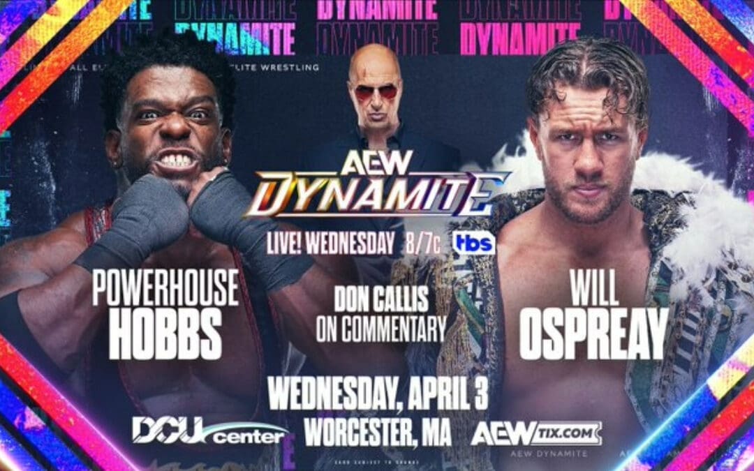 AEW Dynamite 4/3 Confirmed Line Up