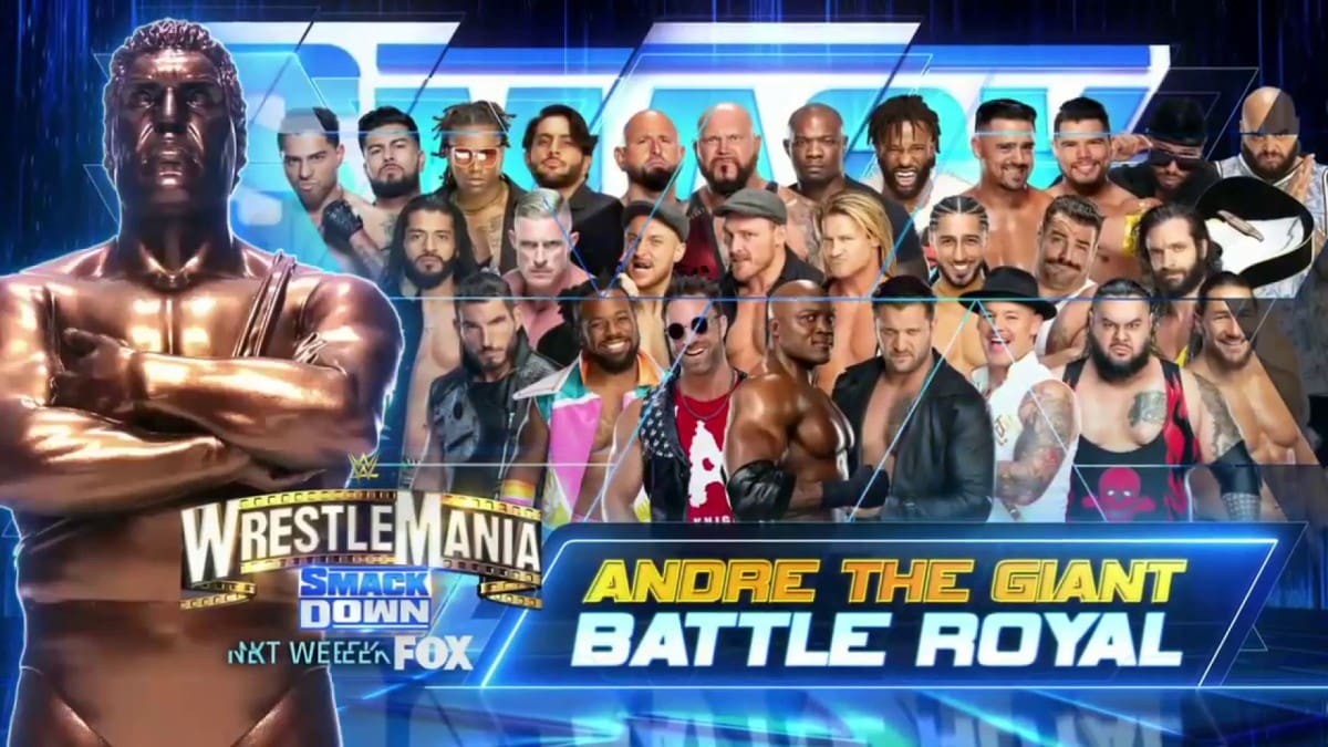 Andre The Giant Memorial Battle Royal To Take Place On Smackdown - 20 Names Announced